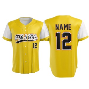 Maillot de Baseball personnalisé, tenue de haute qualité, brodée par Sublimation, nouveau modèle, 2022 - Product Image 4