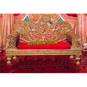 Sofá musulmán de escenario para boda, nuevo diseño, Paisley, dorado, para boda - Product Image 1