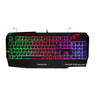 MSI Vigor GK40 Keyboard & Mouse Gaming, Hotkeys Khusus RGB Backlit US Backlit, Keyboard & Mouse Gaming Terasa Mekanikal Anti Silau