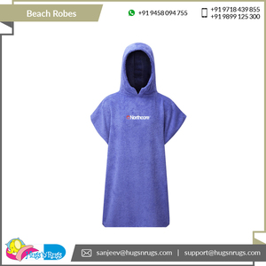 Colección exclusiva de batas de playa 100% de algodón de secado rápido de lujo de diseño elegante Zero Twist de mayorista de renombre - Product Image 3