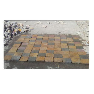 Adoquines Naturales Premium de Color Amarillo Marrón, Ideales para Entradas de Vehículos y Estacionamientos, Tamaños Personalizables - Product Image 1