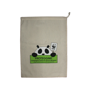 Sac en filet en coton biologique réutilisable, écologique et de haute qualité, avec poignée en corde à motif géométrique, 35x40cm - Product Image 1