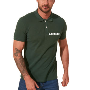 Camisas Polo de Golf Personalizadas con Logotipo, Camisas Polo Bordadas de Algodón de Manga Corta para Hombre - Product Image 1