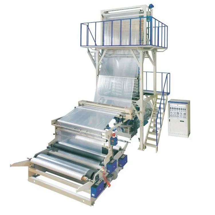 3 couches bopp d'extrusion automatique en nylon aba machine de soufflage de film plastique