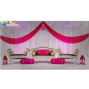 Sofá Moderno para Bodas Pakistaníes, Asiento para Novios, Decoración para Escenario de Boda, Conjunto de Sofás para Mehndi - Product Image 1