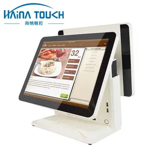 Haina Touch 15 inch Touch Screen Gas Station POS System Dual Screen Wifi POS Machine