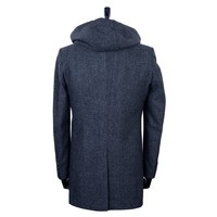 Vente Chaude en Gros – Nouvelle Collection : Manteau Long Slim en Coton pour Homme, Parka d'Hiver Grande Taille à Capuche