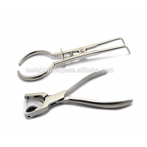 ชุดอุปกรณ์ยางกั้นน้ำลาย บริงเกอร์ แคลมป์ ทิสชูรีแทรคเตอร์ แบบใช้มือ ทำจากสแตนเลส สำหรับงานทันตกรรม รูปทรงตามหลักสรีรศาสตร์ รุ่น 2026 - Product Image 2