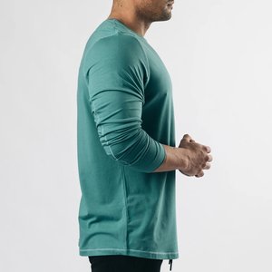 T-shirt personnalisé pour homme, col rond, 100% coton, plusieurs couleurs, t-shirts imprimés unis - Product Image 5