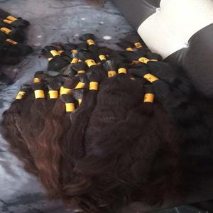 Extensiones de Cabello Humano Virgen Remy Indio 100% Natural, Crudo, a Granel, Doble Trama, Tejido a Máquina, al por Mayor - Product Image 1