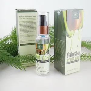 Serum para crescimento capilar, soro de óleo natural de abacate para cabelo sedoso fábrica tailândia