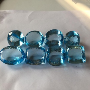 Piedra preciosa suelta de Topacio Azul Natural Certificada por IGI - Product Image 4