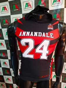 Maillot de Sublimation personnalisé, manches moins adaptées, Polyester extensible, Micro maille 7on7, uniforme de Football américain, pour jeunes adultes, 2025 - Product Image 5