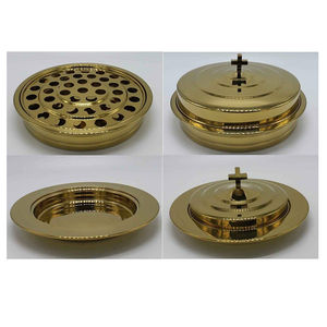 Plateau en laiton pour fournitures d'église, livraison gratuite - Product Image 1