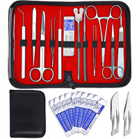 Ensemble d'instruments de dissection manuels de classe I certifiés CE, pour laboratoire de biologie, réutilisables, en acier inoxydable, pour anatomie