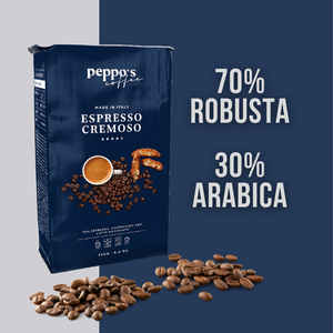 Préparation 250 en italie, 30% g, café moulu pour bureau, meilleure qualité italienne, arabe et 70% rota - Product Image 2