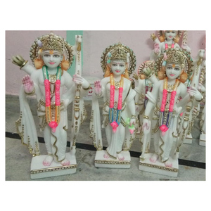 Statue de Dieu Ram Parivar en marbre vietnamien de haute qualité à des fins de culte - Product Image 1