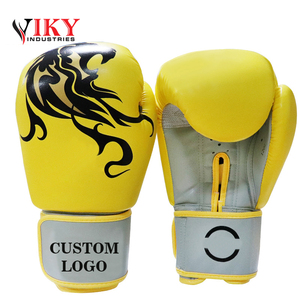 Guantes de boxeo personalizados cuero real y cuero pu lucha Guantes de boxeo de cuero - Product Image 6