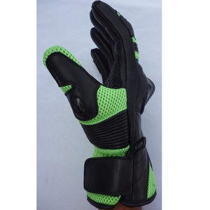 Guantes cortos de moto de cuero de vaca de primera calidad, color personalizado, con nudillos rígidos, USA 2026 - Product Image 5