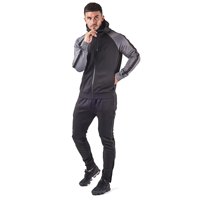 Ensemble de survêtement Hawkbawk personnalisé de haute qualité pour hommes – Sweat à capuche et pantalon de jogging – Tenue de sport respirante pour adultes, grandes tailles, hiver
