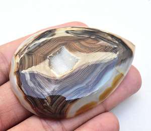 Geoda de Ágata de Botsuana, Gema Amarilla Druzy para la Fabricación de Joyas, Gema Suelta al por Mayor de Alta Calidad - Product Image 6