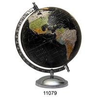 Globo Terráqueo Educativo Vintage con Caja de Madera, Globos Giratorios de Aluminio, Precios al por Mayor