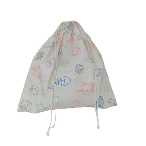 Sac à cordon personnalisé écologique avec logo imprimé en sérigraphie, compatible avec la certification ISO, pour une utilisation quotidienne - Product Image 2
