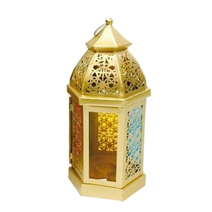 Handcrafted N D I <b>Lantern</b> 1288 Christmas Diamond Shape Luxury Brass/Steel/Iron/Glass/Other <b>Tealight</b> Candle Holder Home - Product Image 3