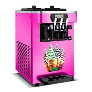 Ticari kullanılan ucuz dondurma makinesi yumuşak hizmet
