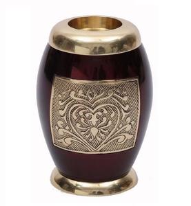 Vela Conmemorativa con Urna para Cenizas, Urna para Cenizas Grabada en Plata, Urna para Cenizas con Vela, Urna para Cenizas Metálica Brillante, Urna para Cenizas de Mascotas - Product Image 3