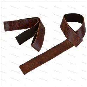Heavy Duty Weightlifting Wrist Weight Lifting Leather Straps