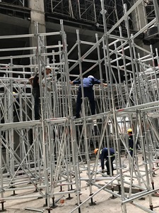 Q235 Q345 VC Galvanized ringlock scaffolding for construction ringlock scaffolding system Vietnam - Product Image 6