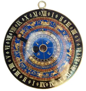 รูปลอกตกแต่งเทศกาลคริสมาสต์ของสะสมใหม่,ทรงกลมโลหะพิมพ์ด้วยมือของตกแต่งต้นคริสต์มาสแบบแขวน - Product Image 1