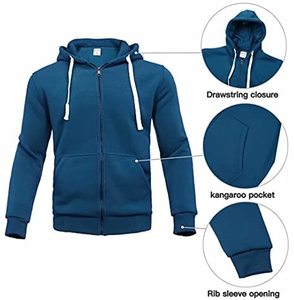 Urban Lounging ชุดวอร์มแบบมีฮู้ดสำหรับผู้ชาย,ชุดวอร์มเสื้อแบบสวมหนาเฮฟวี่เวทเชือกผูกสำหรับฤดูใบไม้ร่วง - Product Image 5