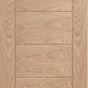 Precio barato revestimiento horizontal diseñado de madera de roble Puerta de descarga interna resistente al fuego <span class=keywords><strong>para</strong></span> apartamento - Product Image 6