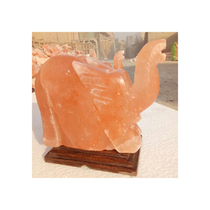 Himalayan Salt <b>Elephant</b> Carved Lamp Animal Shape Eco-Friendly Handmade Home Decoration Natural Craft Manufacturer Impex Pakistan - Product Image 6