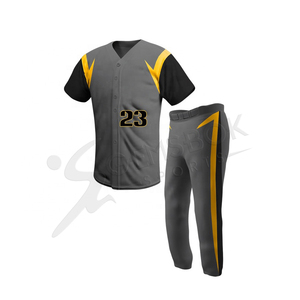 Uniformes de Béisbol Personalizados para Hombre, Tallas Grandes, Venta al por Mayor, Impresión Personalizada, Conjuntos de Uniformes Deportivos Transpirables de Secado Rápido - Product Image 2