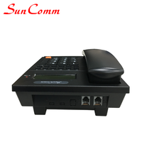 Téléphone fixe hôtelier SunComm SC-2307-AP avec identification de l'appelant, messagerie vocale, musique en attente, double tonalité, fonction flash et recomposition à une touche