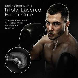 Gants Muay thaï MMA, boxe, gants professionnels en cuir de vache, haute qualité, - Product Image 4