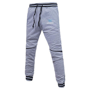 Best Selling Trendy Style Men's High Waist <b>Fleece</b> Casual <b>Trousers</b> Comfortable Cotton with Simple Design - Product Image 2