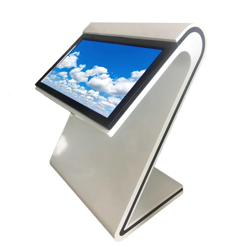 Masa standı dijital tabela 43 inç dokunmatik ekran Android bilgi Kiosk