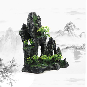 Plantes en pot Rocaille Arbres Naturel Décoration Murale En Pierre Décoration D'<span class=keywords><strong>aquarium</strong></span> - Product Image 1