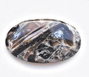 Natural Stick Agate Cabochon High Quality Turkish Stick <b>Tube</b> Agate Gemstone Cabochon For Jewellery Makinng handmade Cabochon - Product Image 2
