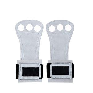 Soporte de muñeca de cuero para levantamiento de pesas, 3 agujeros - Product Image 5