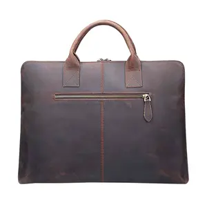 Oem индивидуальная деловая сумка из натуральной кожи для ноутбука для мужчин ручной работы для мужчин и женщин мягкая и долговечная сумка через плечо