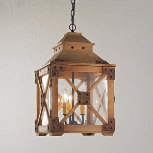 Alta calidad Adorable estilo moderno LED linterna Durable madera vidrio boda hogar decorativo colgante Metal vela caja - Product Image 2