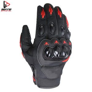 Guantes de carreras de Moto para hombre, guantes de montar de motorista cruzado para moto y Motocross, cuero protector para deportes de moto de cross - Product Image 3