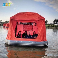 Outdoor Lake Retractable Sleeping Floating Inflatable Camping Water Shoal Tents