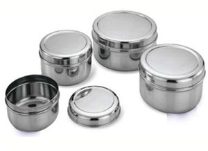 Último diseño mejor de alta calidad de acero inoxidable Puri Dabba mejores contenedores de almacenamiento de alimentos último diseño - Product Image 4