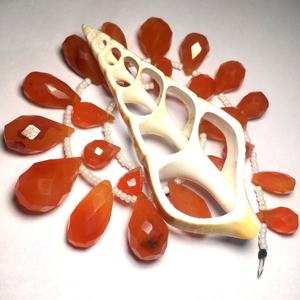 Prix de gros par gramme Rondelle de cornaline naturelle à facettes en vrac Perles de pierres précieuses certifiées par des tiers Qualité incroyable pour - Product Image 3